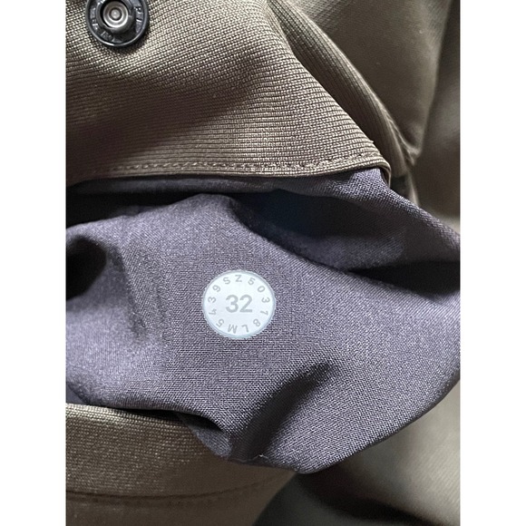 Lululemon Men Commission Pant Slim Warpstreme 32 x 28 Dark Olive Green Casual - Picture 8 of 12